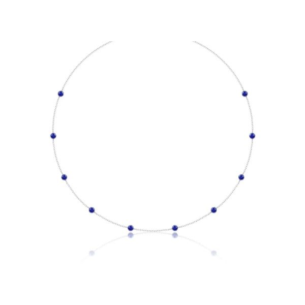 Sapphire Necklace Flora Gems Decatur, IL