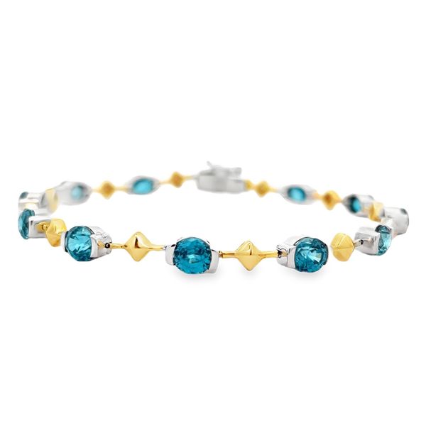 Blue Topaz Bracelet Flora Gems Decatur, IL