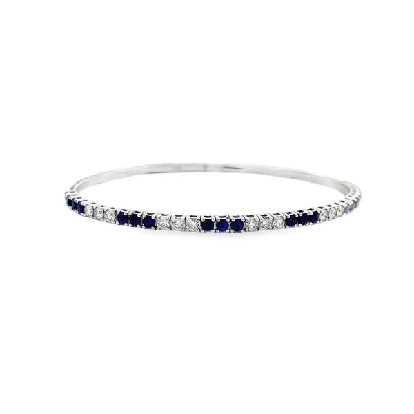 Sapphire and Diamond Bracelet Flora Gems Decatur, IL