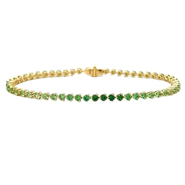 Lisa Nik Tsavorite Tennis Bracelet Flora Gems Decatur, IL