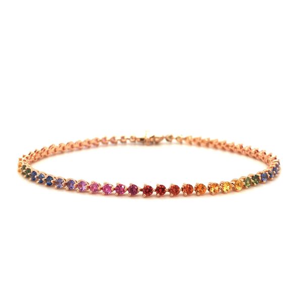 Lisa Nik Sapphire Tennis Bracelet Flora Gems Decatur, IL