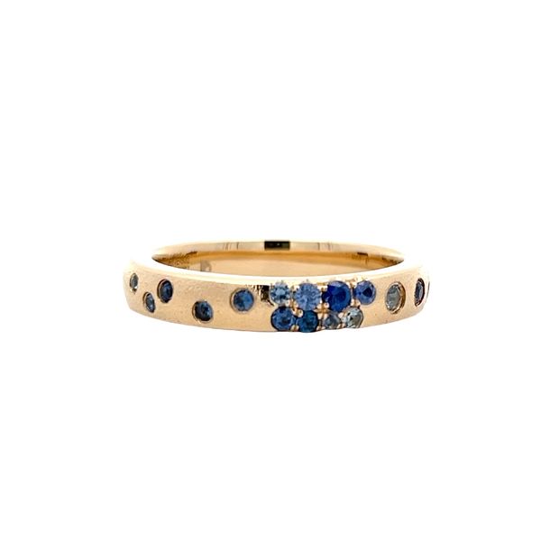 Blue Sapphire Stackable Ring Flora Gems Decatur, IL