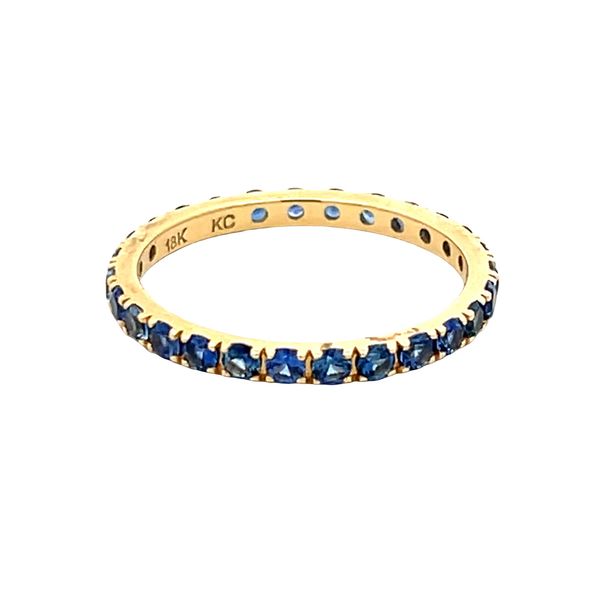 Sapphire Stackable Band Flora Gems Decatur, IL