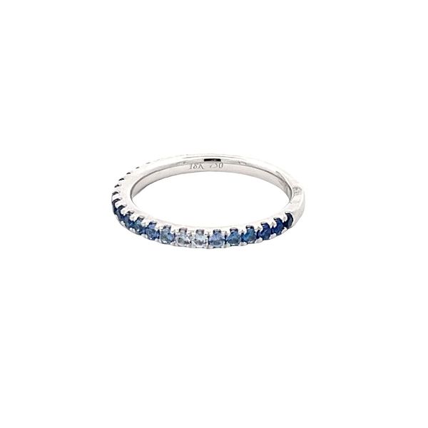 Sapphire Stackable Band Image 2 Flora Gems Decatur, IL