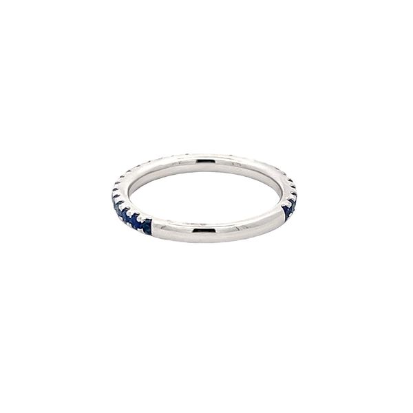 Sapphire Stackable Band Image 3 Flora Gems Decatur, IL