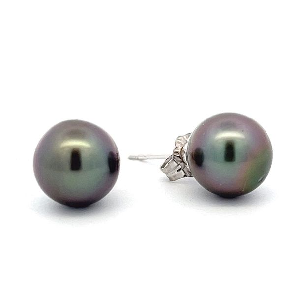 Tahitian Pearl Earrings Flora Gems Decatur, IL