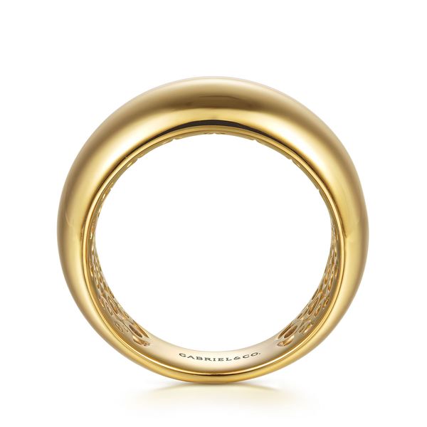 Yellow Gold Fashion Ring Image 3 Flora Gems Decatur, IL