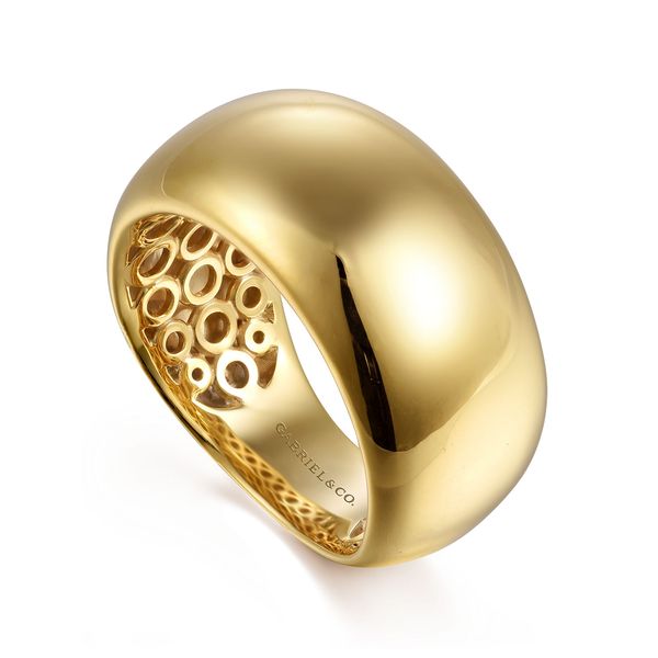 Yellow Gold Fashion Ring Image 4 Flora Gems Decatur, IL