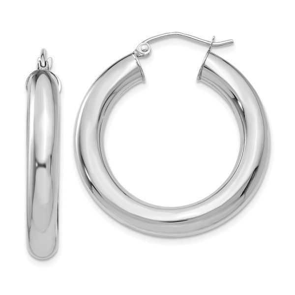 Hoop Earrings Flora Gems Decatur, IL