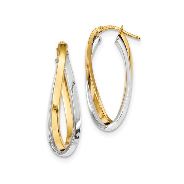 Hoop Earrings Flora Gems Decatur, IL