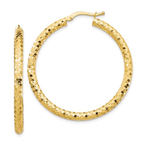 Hoop Earrings Flora Gems Decatur, IL
