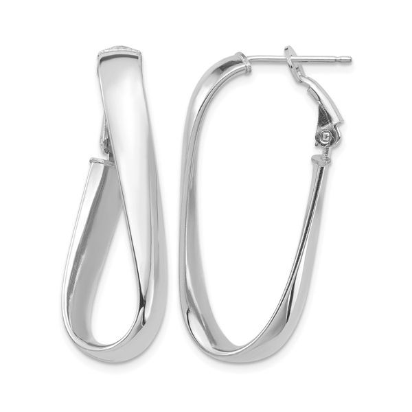Gold Hoop Earrings Flora Gems Decatur, IL