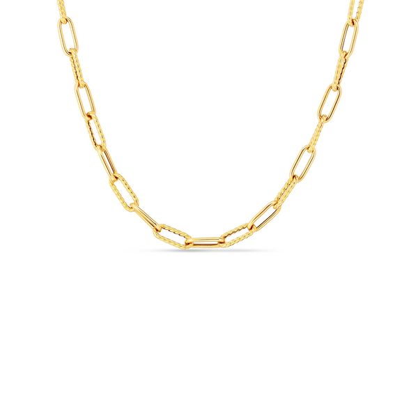 Roberto Coin Paperclip Necklace Flora Gems Decatur, IL