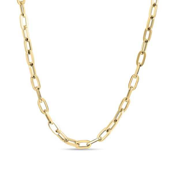 Roberto Coin Paperclip Necklace Flora Gems Decatur, IL