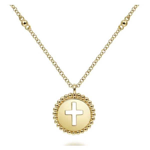 Cross Pendant Necklace Flora Gems Decatur, IL