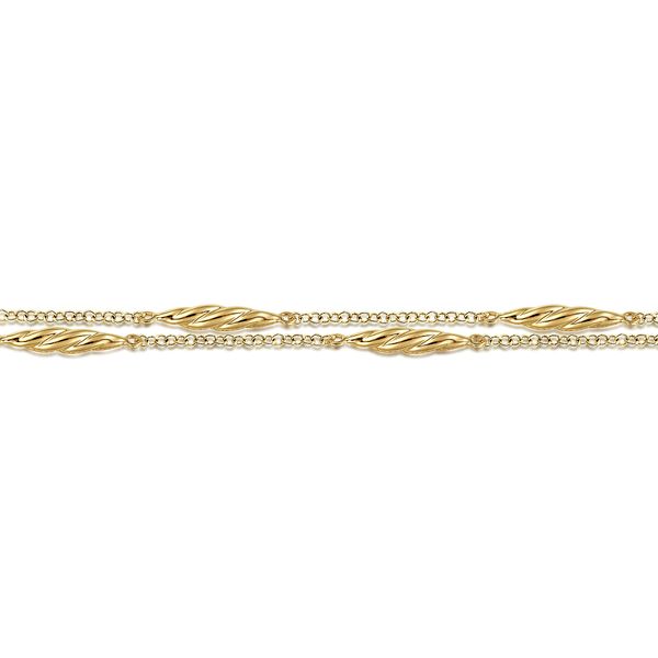 Yellow Gold Bracelet Image 2 Flora Gems Decatur, IL