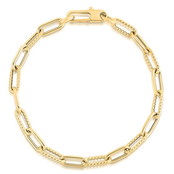 Roberto Coin Paperclip Bracelet Flora Gems Decatur, IL