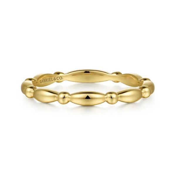 Gold Stackable Ring Flora Gems Decatur, IL