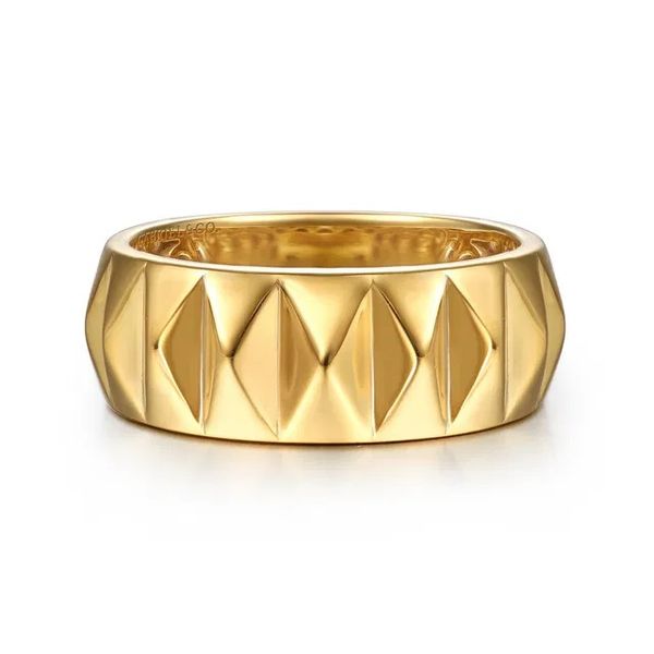 Gold Stackable Band Flora Gems Decatur, IL
