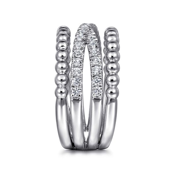 Sterling Silver and White Sapphire Ring Flora Gems Decatur, IL