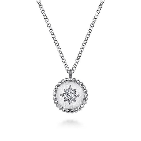Sterling Silver and Diamond Necklace Flora Gems Decatur, IL