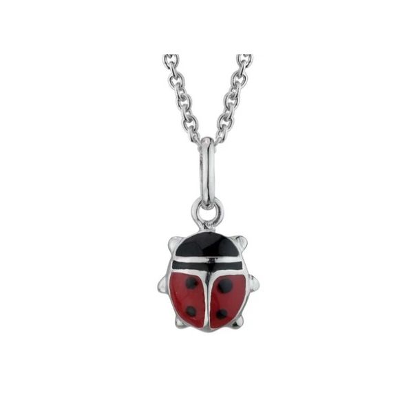 Sterling Silver Ladybug Necklace Flora Gems Decatur, IL
