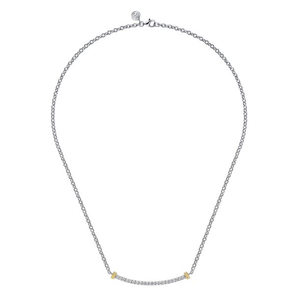 Sterling Silver and White Sapphire Necklace Flora Gems Decatur, IL