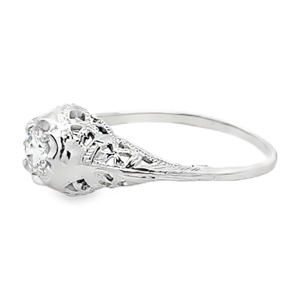 Estate - Vintage Diamond Ring Image 2 Flora Gems Decatur, IL