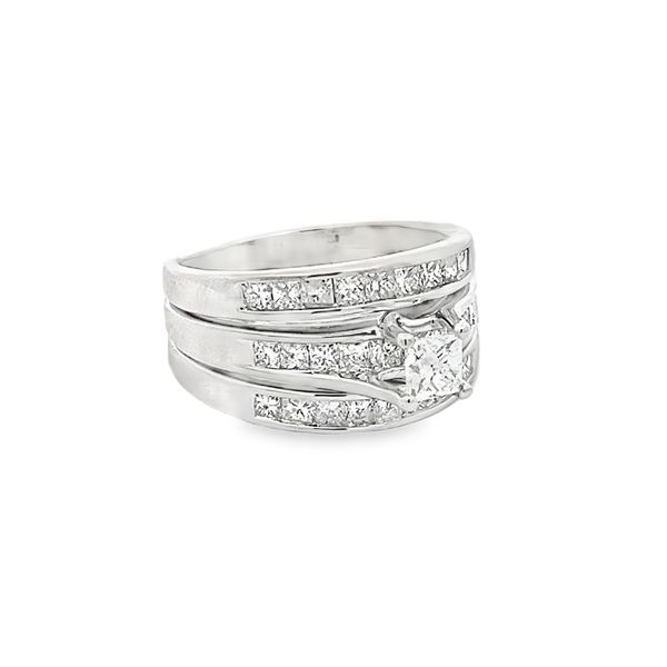 Estate - Diamond Wedding Set Flora Gems Decatur, IL