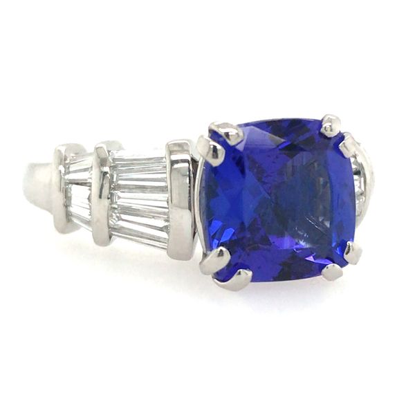 Estate - Tanzanite and Diamond Ring Flora Gems Decatur, IL