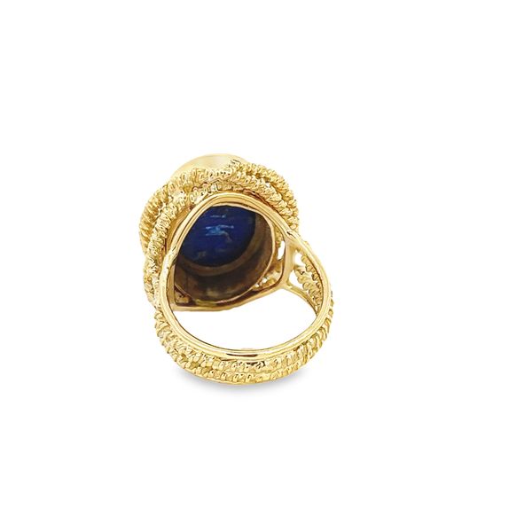 Estate - Pash Lapis Ring Image 3 Flora Gems Decatur, IL