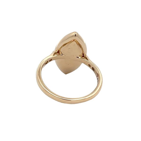 Estate - Kabana Mother of Pearl and Diamond Ring Image 3 Flora Gems Decatur, IL