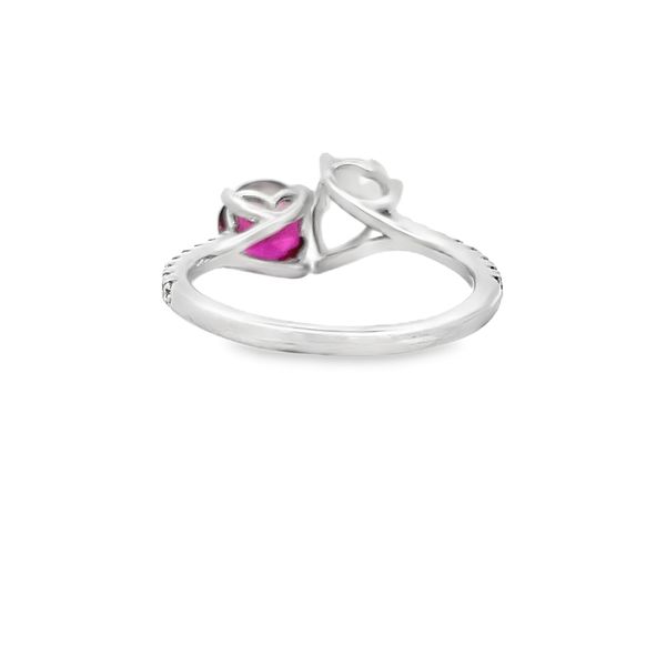 Estate - Ruby and Diamond Ring Image 3 Flora Gems Decatur, IL