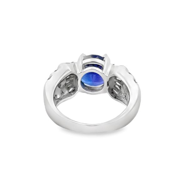 Estate - Tanzanite and Diamond Ring Image 3 Flora Gems Decatur, IL