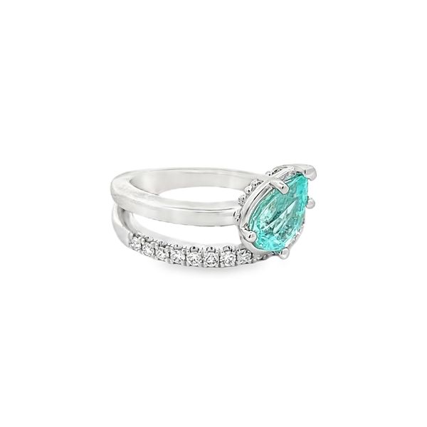 Estate - Tourmaline and Diamond Ring Flora Gems Decatur, IL