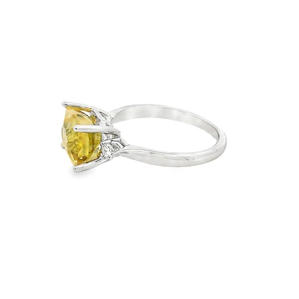 Estate - Sphene and Diamond Ring Image 2 Flora Gems Decatur, IL