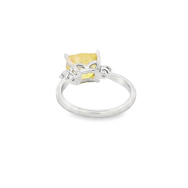 Estate - Sphene and Diamond Ring Image 3 Flora Gems Decatur, IL
