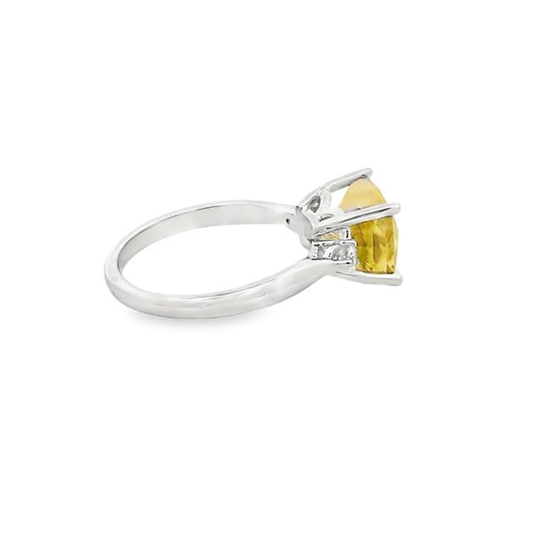 Estate - Sphene and Diamond Ring Image 4 Flora Gems Decatur, IL