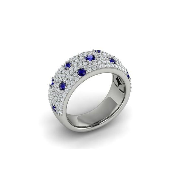 Estate - Sapphire and Diamond Ring Flora Gems Decatur, IL