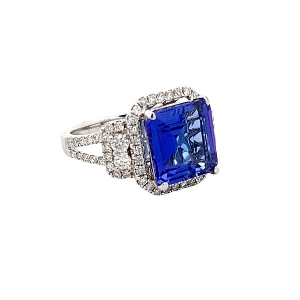 Estate - Tanzanite and Diamond Ring Flora Gems Decatur, IL