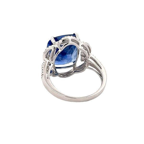 Estate - Sapphire and Diamond Ring Image 3 Flora Gems Decatur, IL