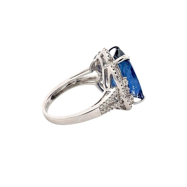 Estate - Sapphire and Diamond Ring Image 4 Flora Gems Decatur, IL