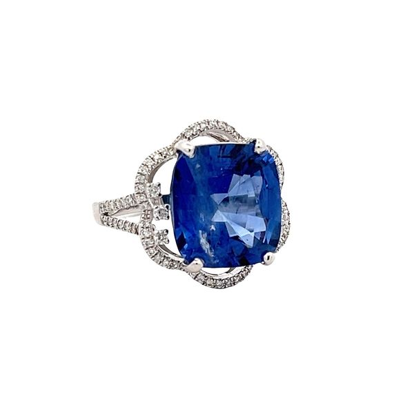 Estate - Sapphire and Diamond Ring Flora Gems Decatur, IL
