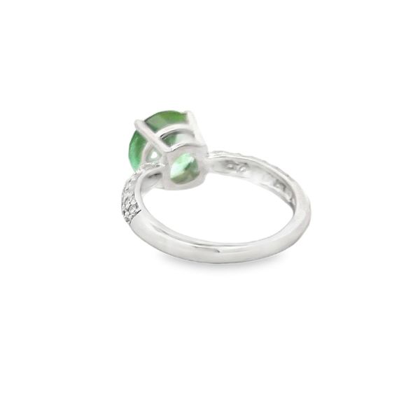 Estate - Tourmaline and Diamond Ring Image 3 Flora Gems Decatur, IL