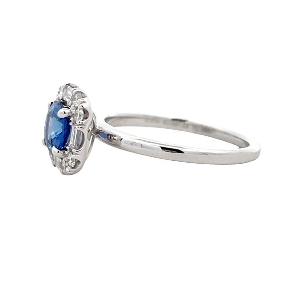 Estate - Simon G. Sapphire and Diamond Ring Image 2 Flora Gems Decatur, IL