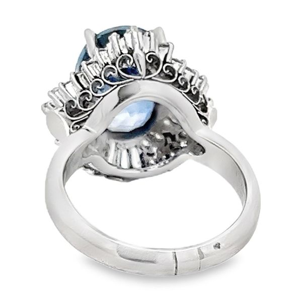 Estate - Sapphire and Diamond Ring Image 3 Flora Gems Decatur, IL