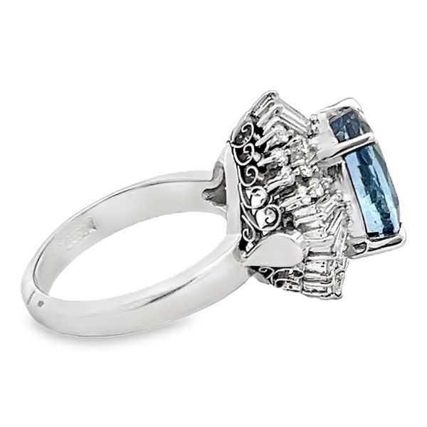 Estate - Sapphire and Diamond Ring Image 4 Flora Gems Decatur, IL