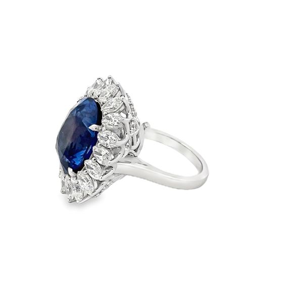 Estate - Sapphire and Diamond Ringdent Image 2 Flora Gems Decatur, IL