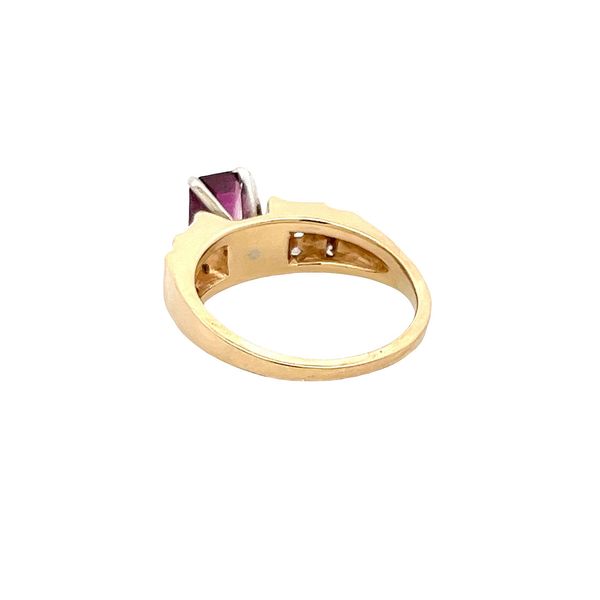 Estate - Ruby and Diamond Ring Image 3 Flora Gems Decatur, IL