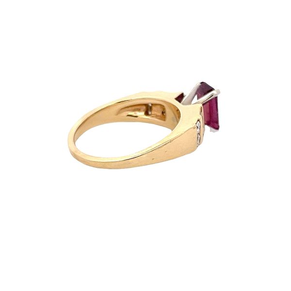 Estate - Ruby and Diamond Ring Image 4 Flora Gems Decatur, IL